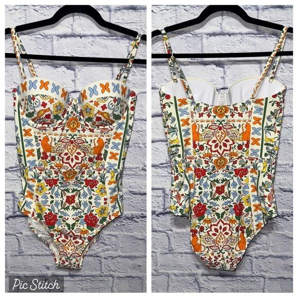TORY BURCH
Lipsi Printed Underwire One Piece Swimsuit - Picture 6 of 12